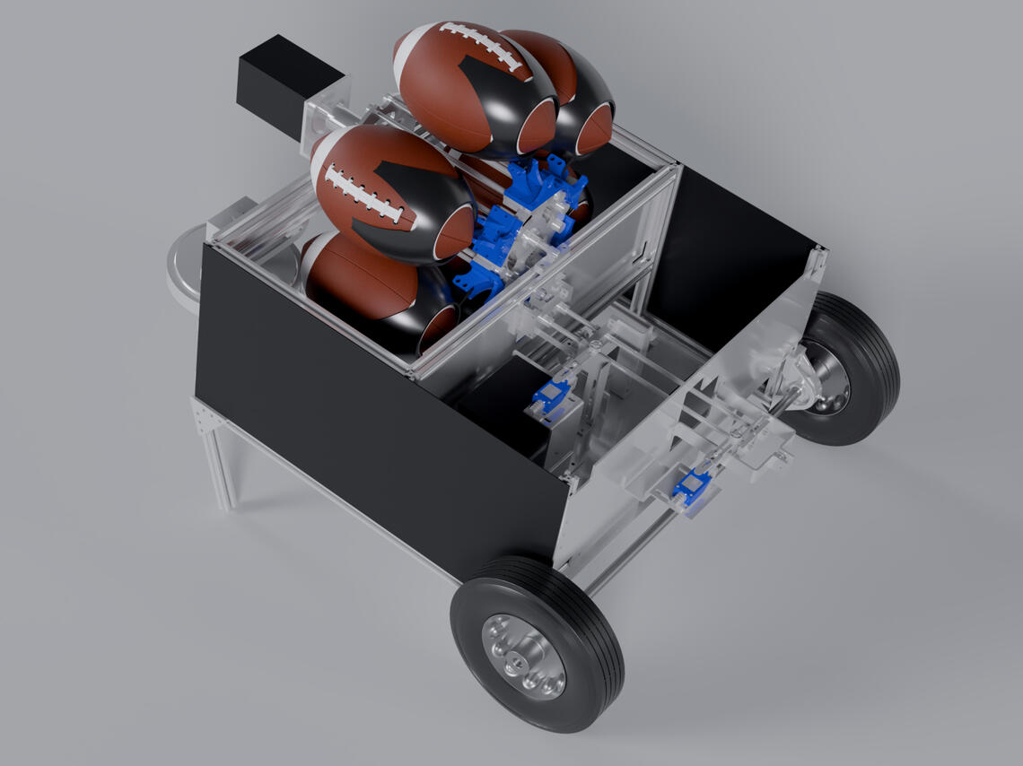 robotic mechanism designed by FRE for a customer looking to bring a prototype consumer product to market